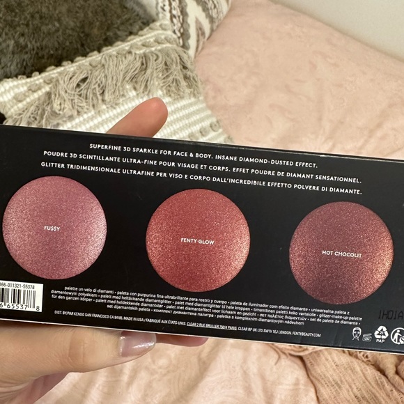 NEW Fenty Beauty Diamond Bomb Triple Drip All Over Diamond Veil Palette - Picture 2 of 3